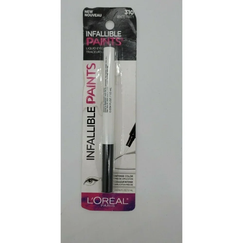 NEW‎ L'Oreal Paris Infallible Paints Liquid Eyeliner #310 White Party